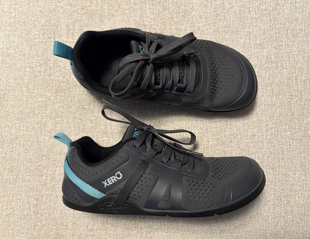 Xero Shoes Women Size 7 Prio Neo Trainer Gray Blue Low Top Training Sneaker